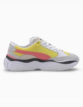 Zapatilla Puma Stormy Colorblock amarilla