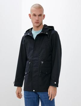 Parka Jack Jones Lay Marino Para Hombre