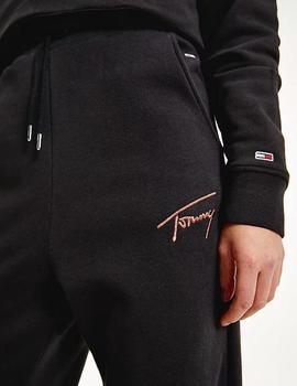 Pantalón jogger negro Signature Tommy Jeans