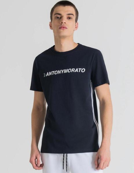 Camiseta Slim fit con estampado engomado Antony Morato