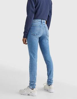 Vaquero Skinny talle medio efecto desteñido Nora Tommy Jeans