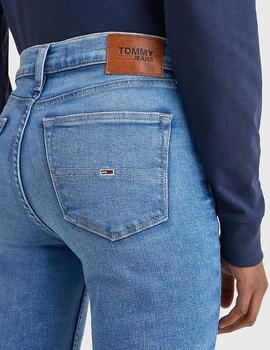 Vaquero Skinny talle medio efecto desteñido Nora Tommy Jeans