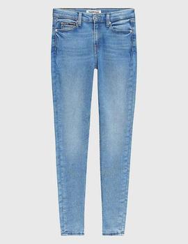 Vaquero Skinny talle medio efecto desteñido Nora Tommy Jeans