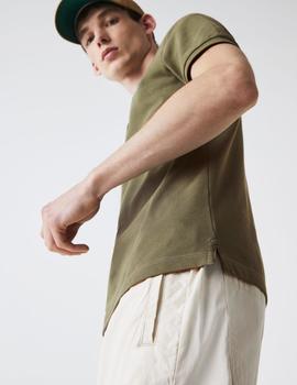 Polo Basico verde Slim Fit LACOSTE