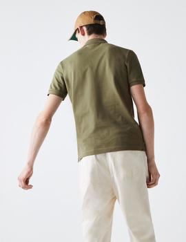 Polo Basico verde Slim Fit LACOSTE