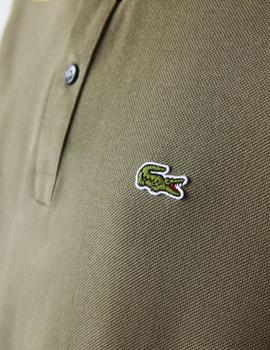 Polo Basico verde Slim Fit LACOSTE