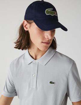 Gorra azul marino cocodrilo oversized LACOSTE