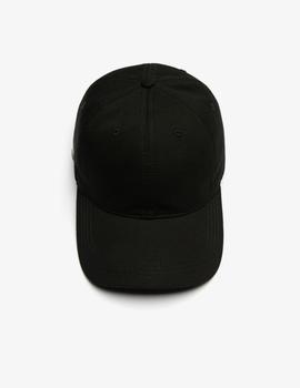 Gorra negra LACOSTE