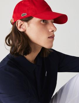 Gorra roja LACOSTE