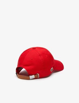 Gorra roja LACOSTE