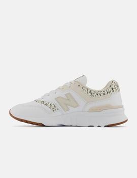 Zapatillas New Balance 997 de mujer blancas con print
