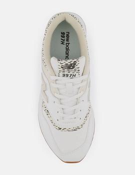 Zapatillas New Balance 997 de mujer blancas con print