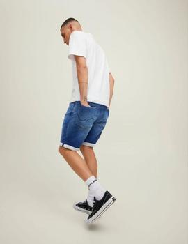 Pantalones cortos vaqueros zurcidos Rick icon de Jack Jones