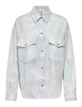 Camisa vaquera blanca TIE DYE Cairo de Only