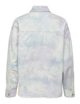 Camisa vaquera blanca TIE DYE Cairo de Only