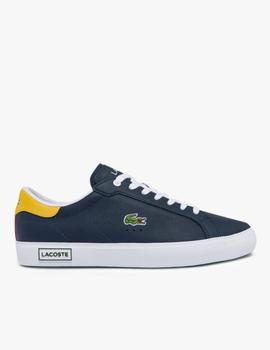 Zapatillas Lacoste marino de piel Powercourt