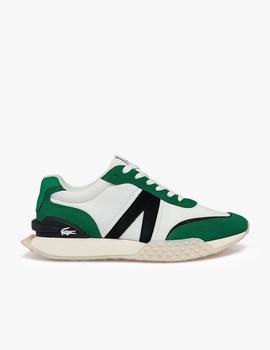 Zapatillas Lacoste blanco-verde L-Spin Deluxe en tela y piel