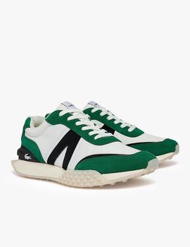 Zapatillas Lacoste blanco-verde L-Spin Deluxe en tela y piel