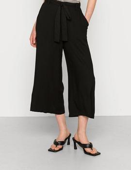 Pantalón negro de mujer fluido estilo Culotte de Pieces