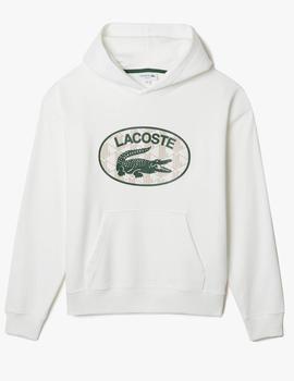 Sudadera loose fit con capucha y monograma Lacoste