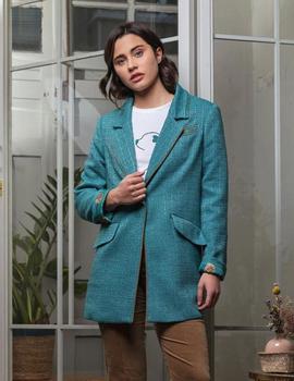 Blazer Oversize chanel verde de Chokolat