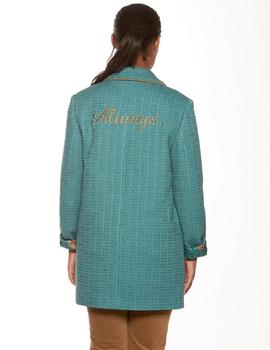 Blazer Oversize chanel verde de Chokolat