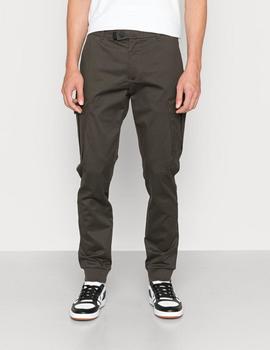 Pantalón cargo verde Skinny fit con puños de A.Morato