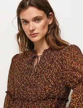 Vestido ablusado estampado floral Lalita de Pepe Jeans