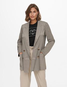 Blazer de cuadros marrón Dita de Only