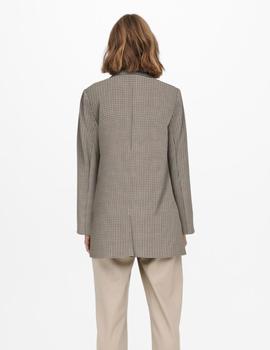 Blazer de cuadros marrón Dita de Only