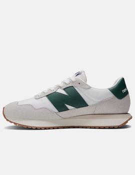 Zapatilla New Balance MS237RF blanca y verde