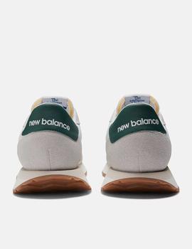 Zapatilla New Balance MS237RF blanca y verde