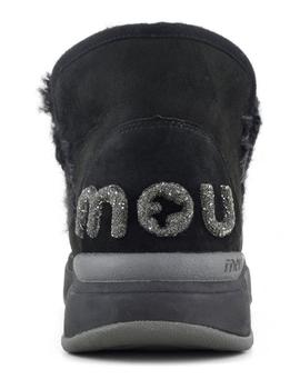 Mou Eskimo Jogger Glitter Logo negro