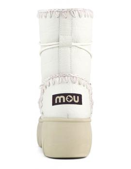 Bota plataforma Mou Eskimo snow twist short BLANCO