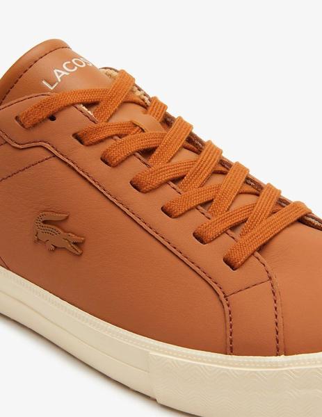 Zapatillas lacoste top marrones