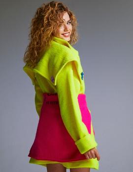 Chaqueton de paño fluor Le Cruel