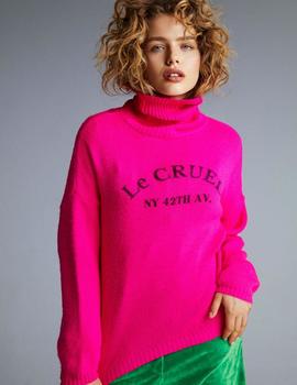 Jersey rosa fluor cuello cisne Le Cruel