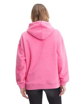  Sudadera rosa oversized polar Signature de Tommy Jeans