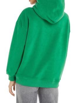 Sudadera rosa oversized polar Signature de Tommy Jeans