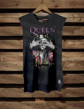 Camiseta de mujer QUEEN negra