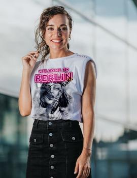 Camiseta de mujer BERLIN blanca