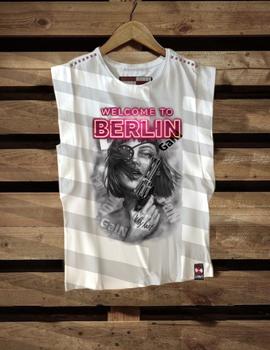 Camiseta de mujer BERLIN blanca