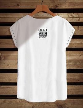 Camiseta de mujer GOD blanca