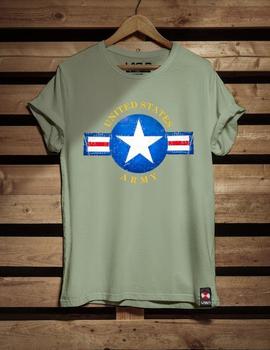 Camiseta de hombre USA kaki