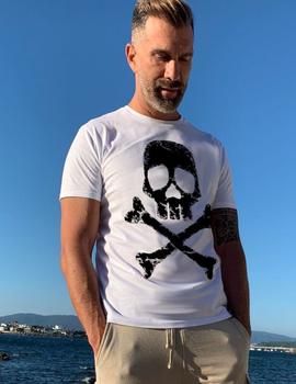 Camiseta pirates blanca-negra LASAL