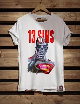 Camiseta de hombre SINS VICE blanca