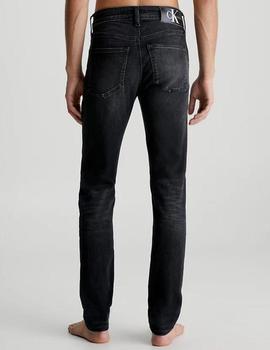 Vaquero negro Calvin Klein Skinny con rotos Denim Dark