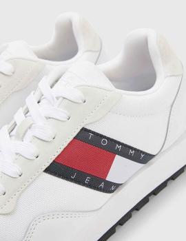 Zapatillas blancas Retro runner de Tommy Jeans