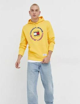 Sudadera con capucha amarilla Athletic de Tommy Jeans