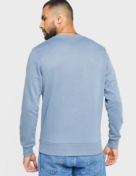 Sudadera azul de cuello redondo Jack Jones